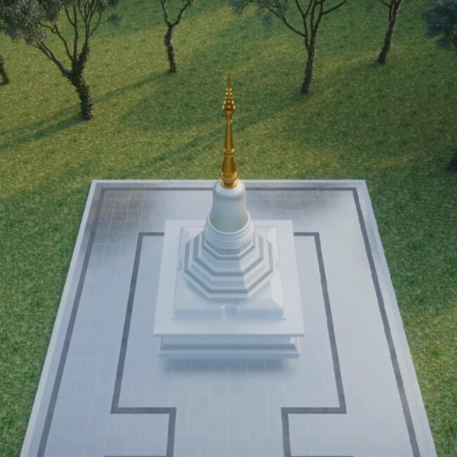 Ariya Magga Chedi, Central Pagoda Foundation by PO Architect