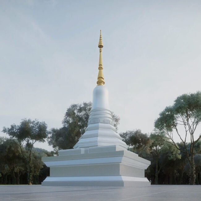 Ariya Magga Chedi, Central Pagoda Foundation by PO Architect