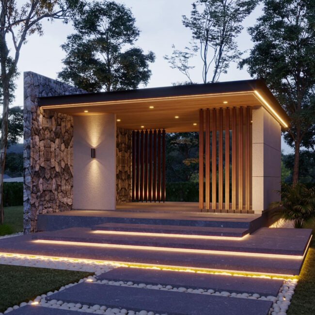 Khun Mint Guesthouse & Maid House, Samut Prakan, Thailand by PO Architect