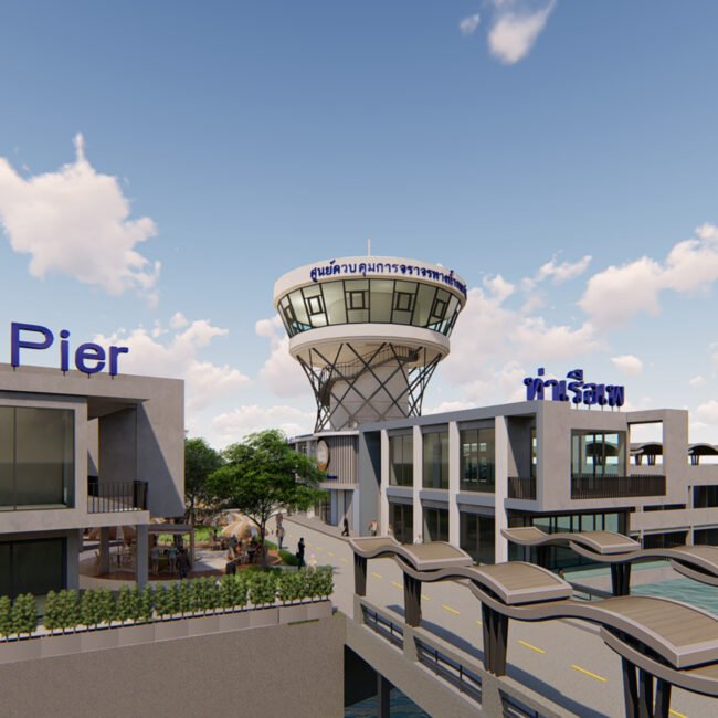 Phe Pier, Phe Rayong, Thailand by PO Architect