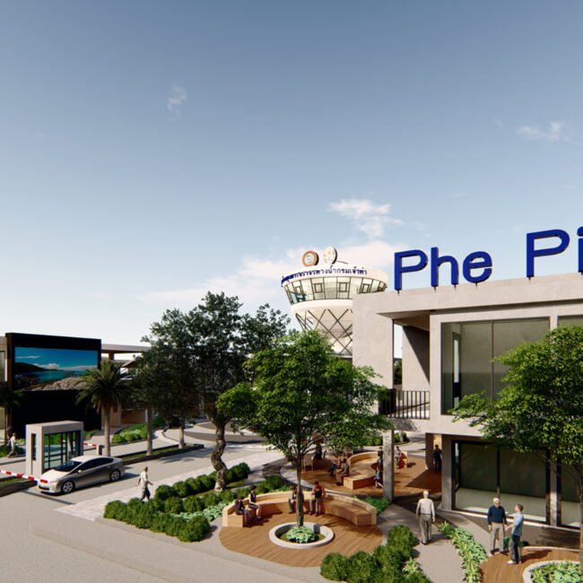 Phe Pier, Phe Rayong, Thailand by PO Architect